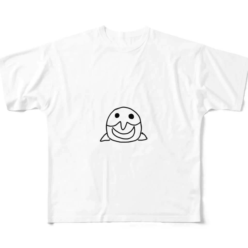 ななめるのぷろぶふぃっしゅ🐟 しんかいのさかな フルグラフィックTシャツ