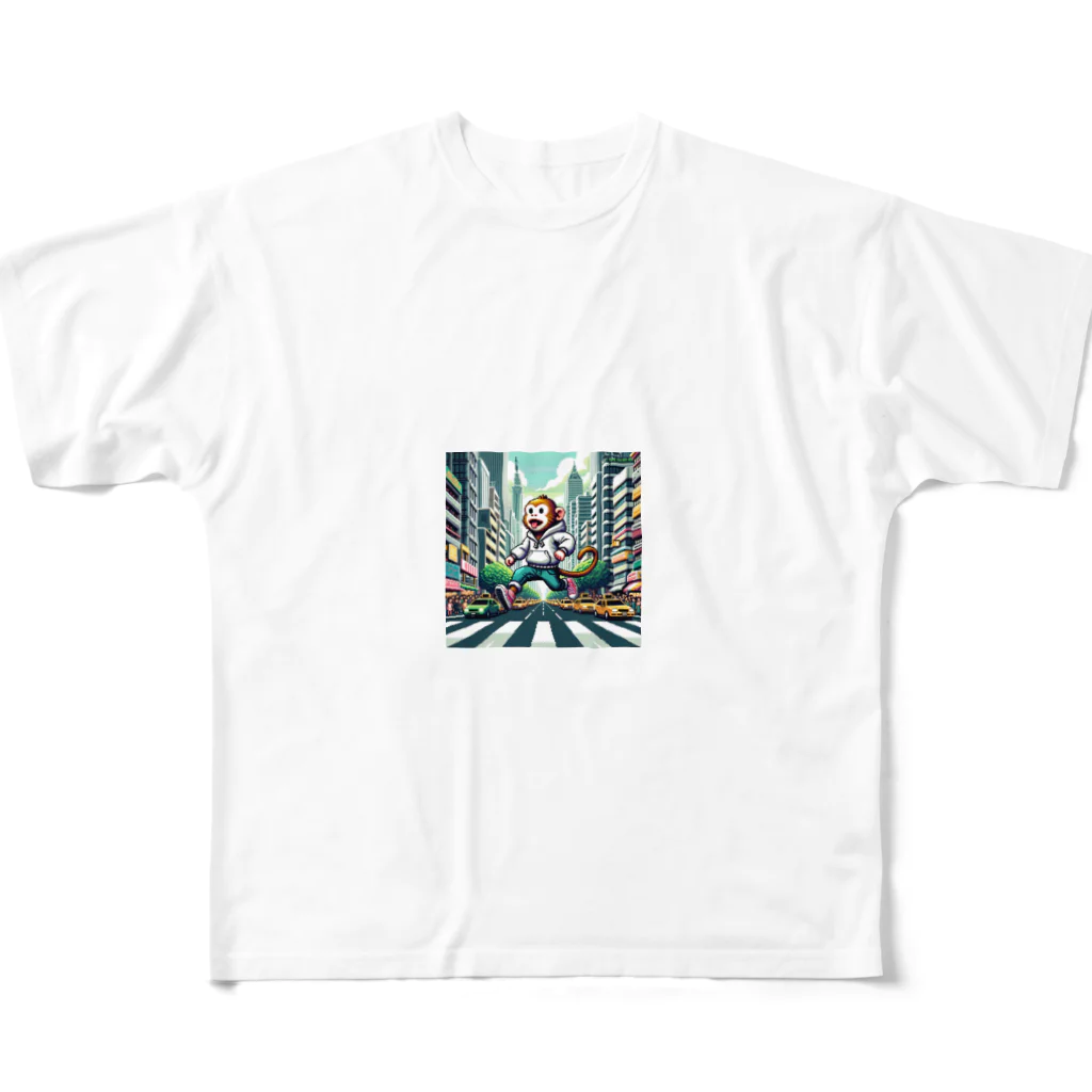 active-msk2のアーバンジャングルのリーダー All-Over Print T-Shirt