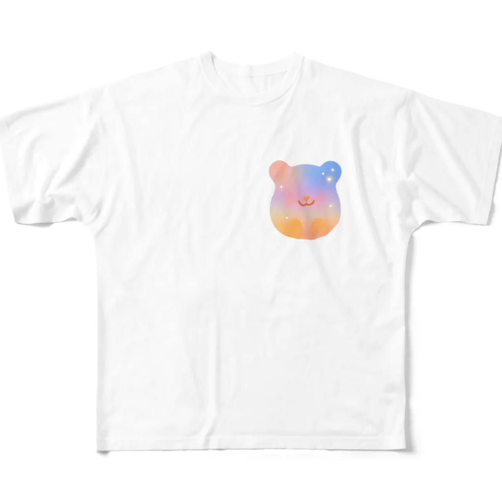 じゅんじゅんのパステルくま All-Over Print T-Shirt