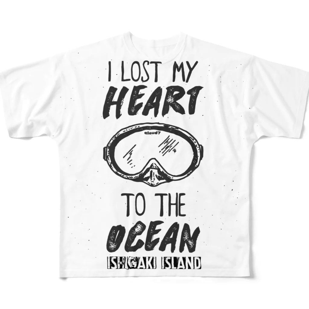 cloud 7のLOST MY HEART フルグラフィックTシャツ