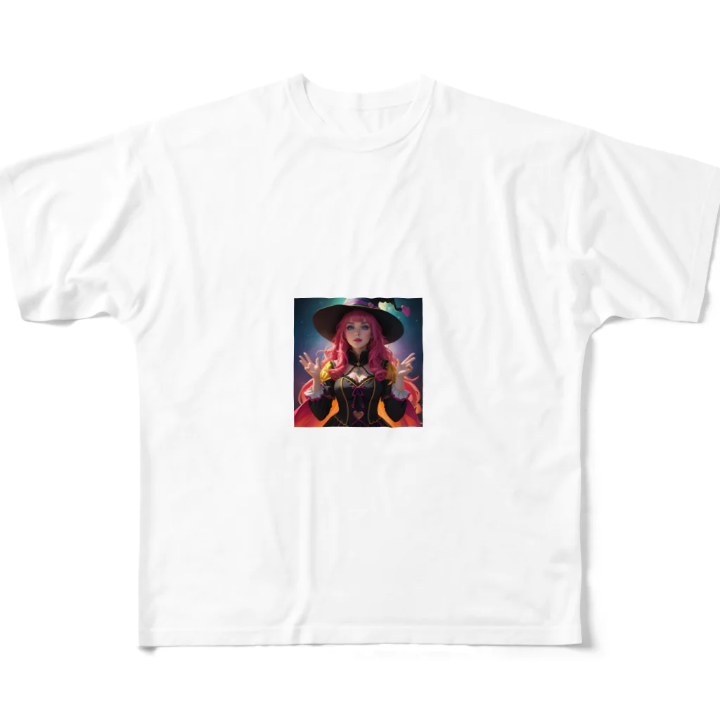 キノコのカエデ フルグラフィックTシャツ