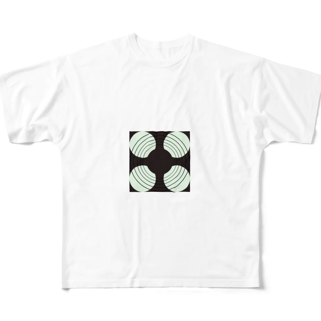 AY-28の🌀　 フルグラフィックTシャツ