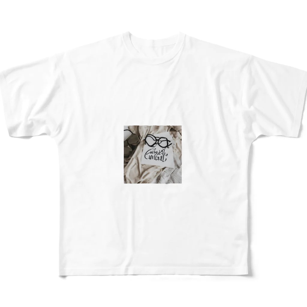 mofu mofu309のコンタクトにしたでいらんわ All-Over Print T-Shirt