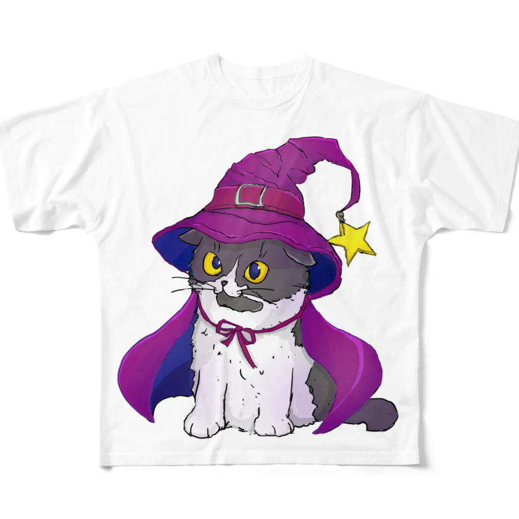 もちけらのハロウィンかけちゃん。 フルグラフィックTシャツ