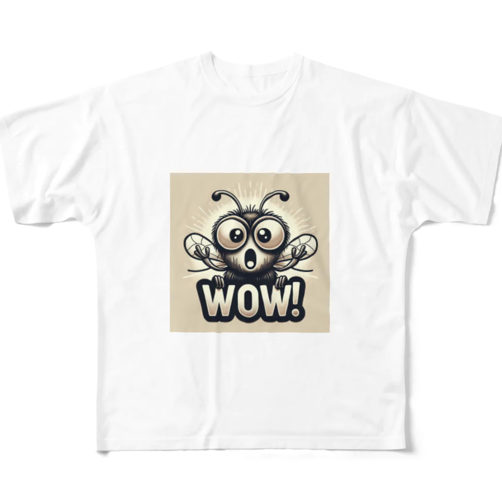 nomkyonのWoW！昆虫！No3 フルグラフィックTシャツ