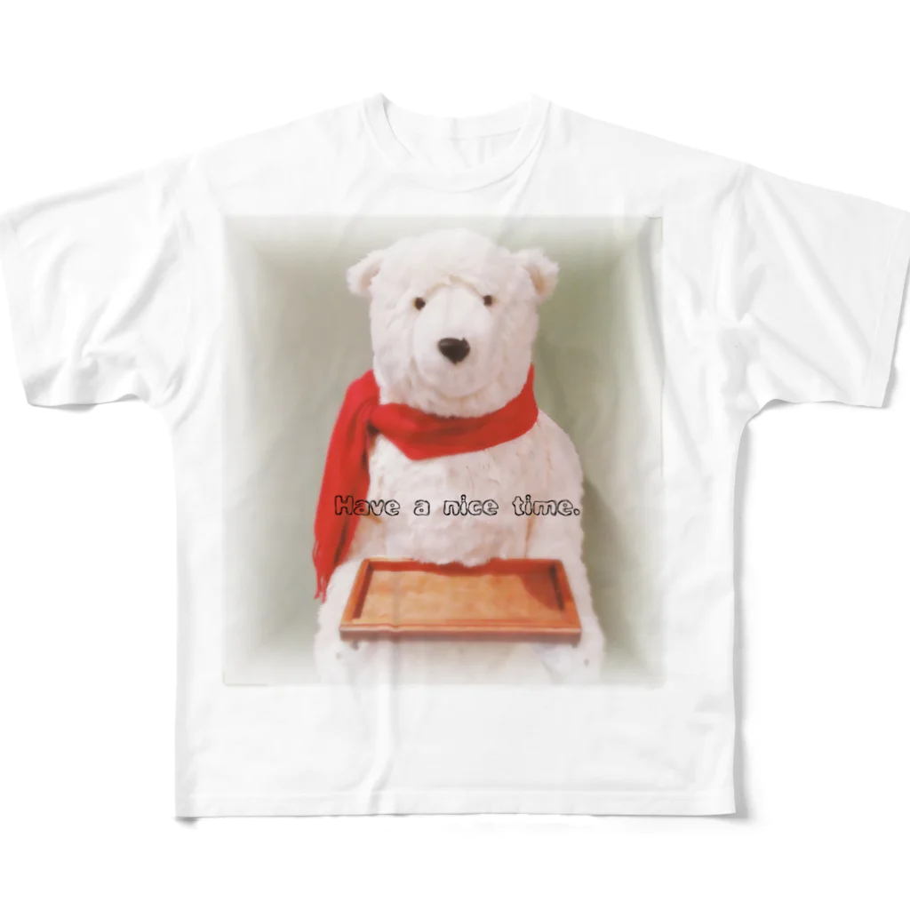 꿈의나라の白くまくん。 All-Over Print T-Shirt