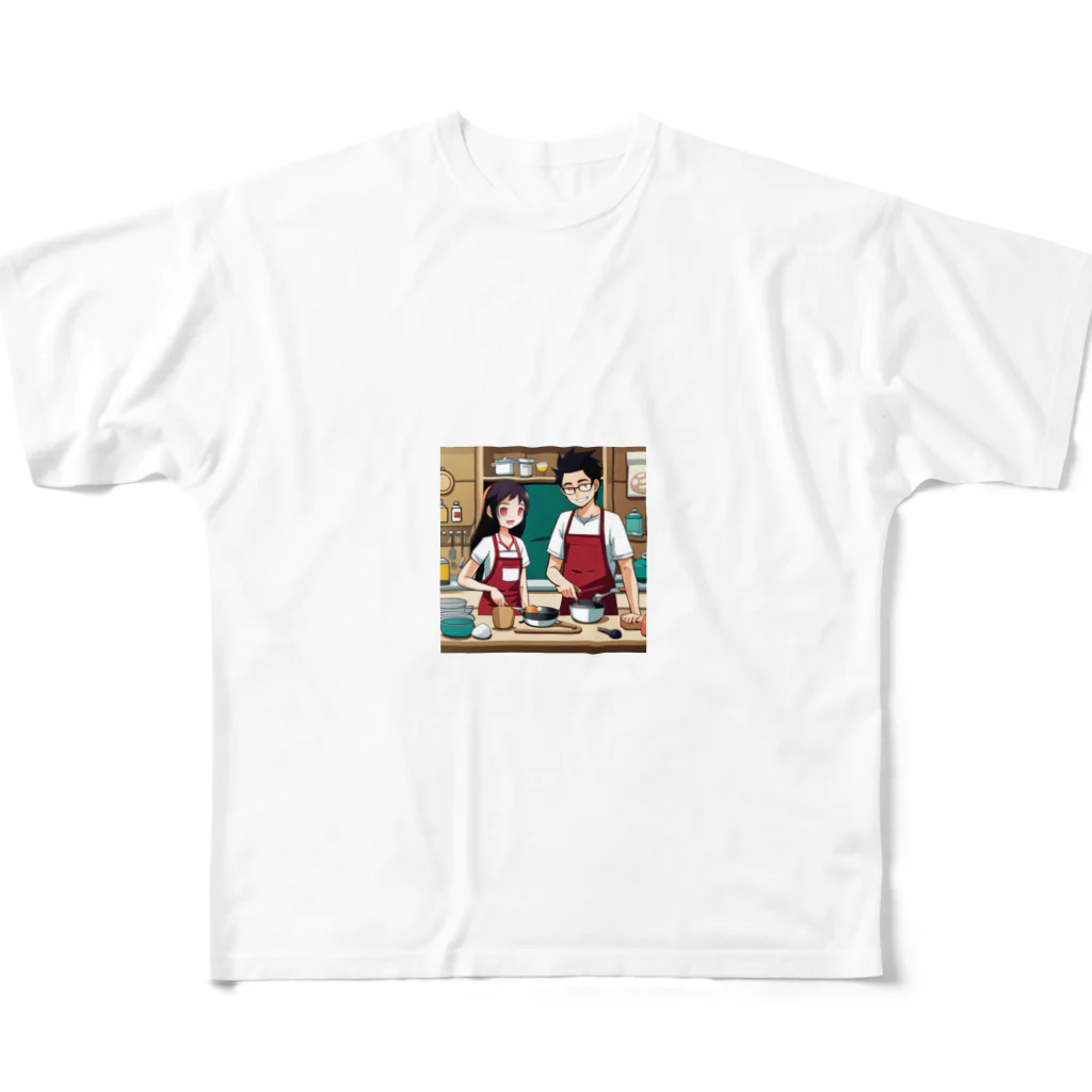 toko-tenの料理しる All-Over Print T-Shirt