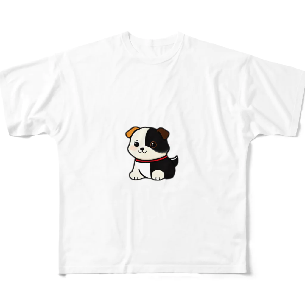 kumatakoのこいぬ All-Over Print T-Shirt