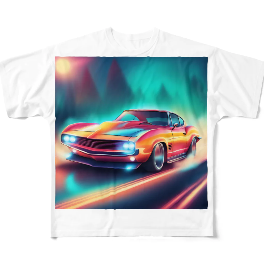 ショップもりたかのかっこいい車のデザイングッズ All-Over Print T-Shirt
