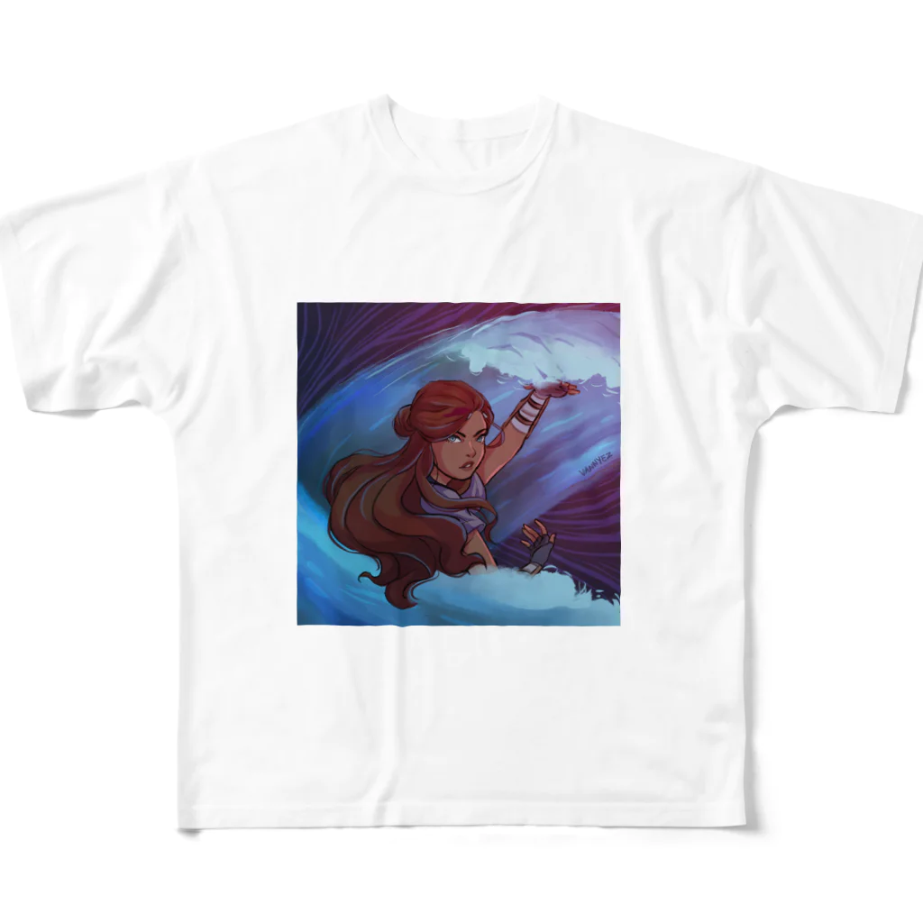 vannyezのKatara - ATLA (Avatar: The Last Airbender) All-Over Print T-Shirt