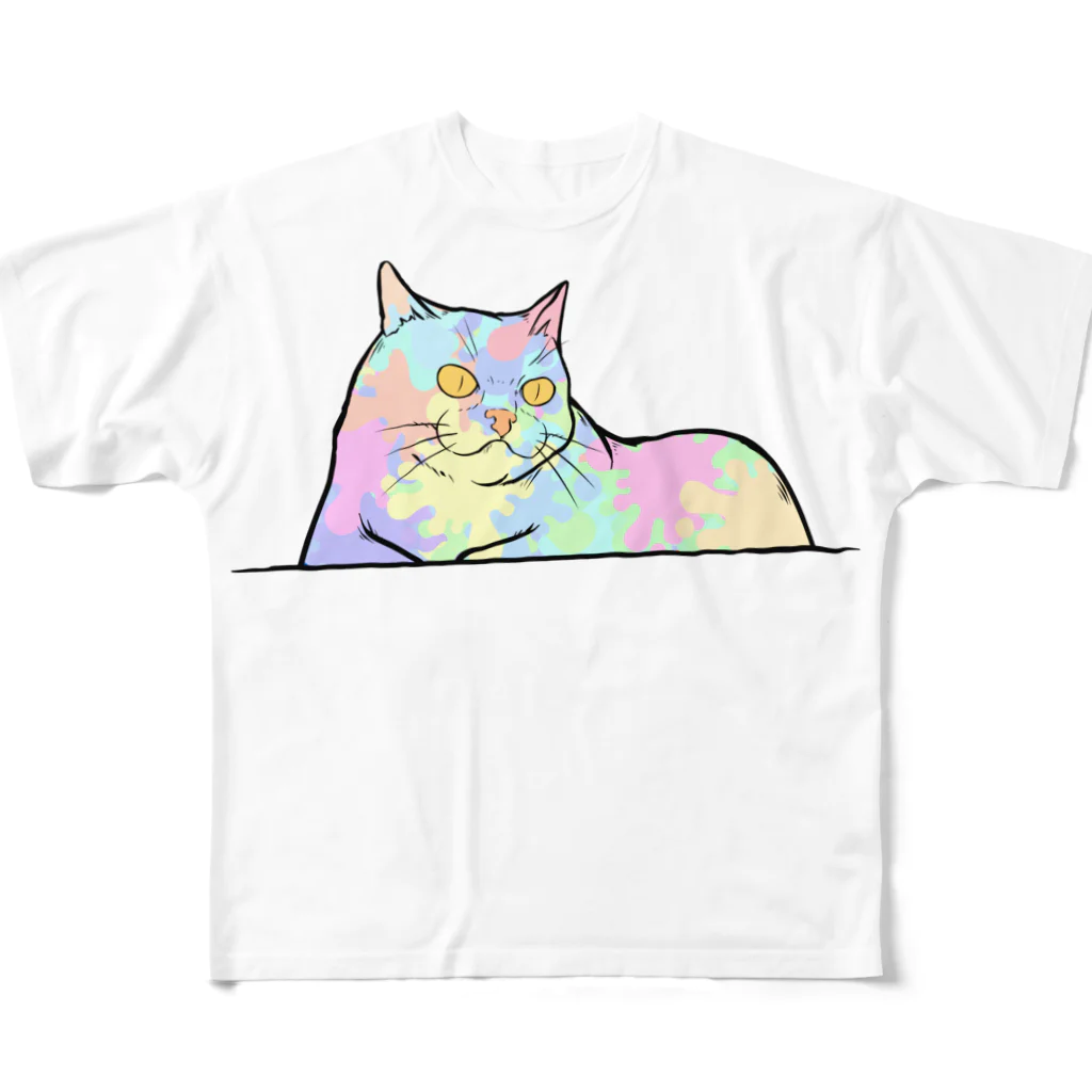 TAKE-TONの高みの見物 All-Over Print T-Shirt