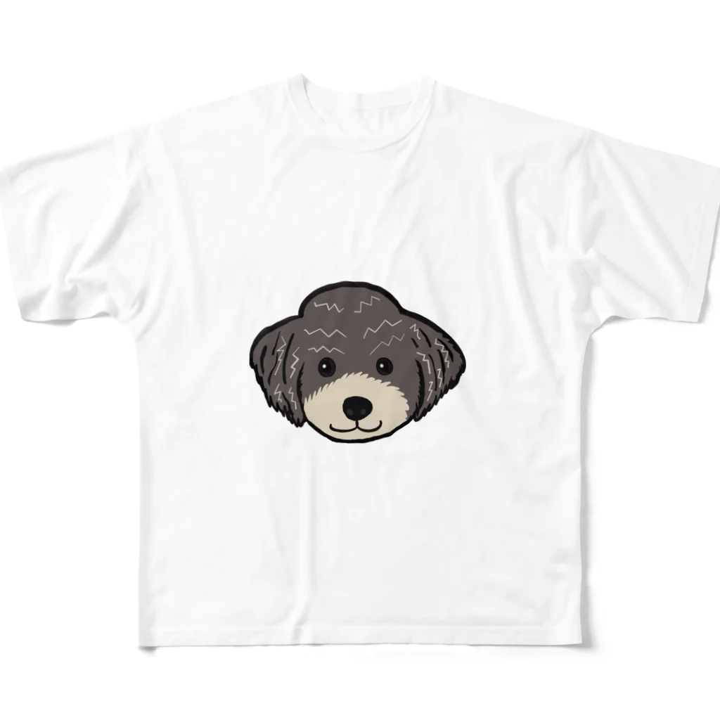 コジコジらんどのトイプーのコタくん フルグラフィックTシャツ