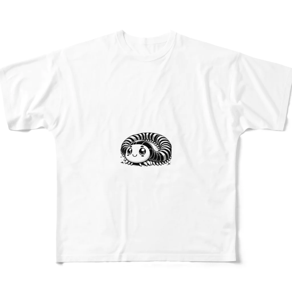 tomokazunagataのムカデ君 フルグラフィックTシャツ