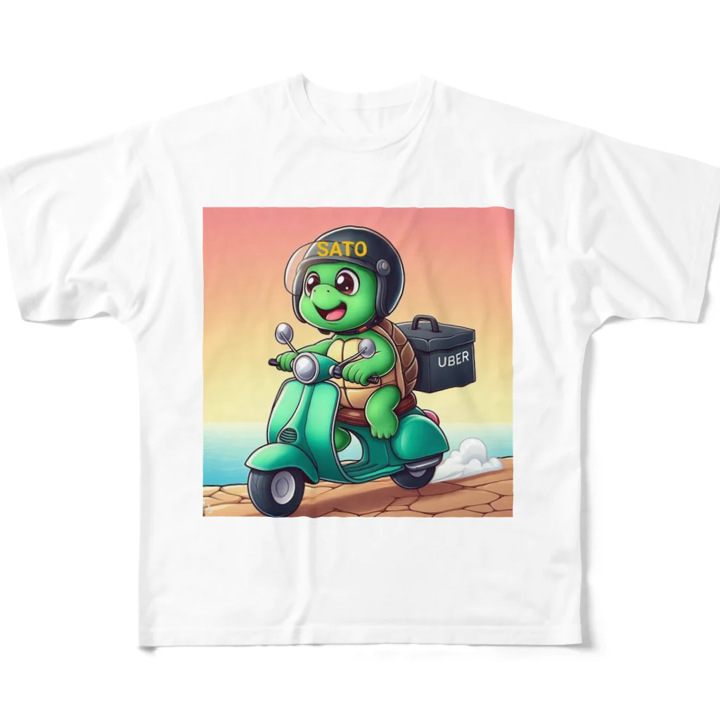 カメライダー商店のカメライダー　さとう All-Over Print T-Shirt