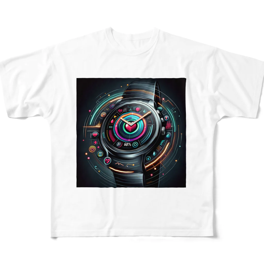 NWorldのスマートウォッチの進化 All-Over Print T-Shirt