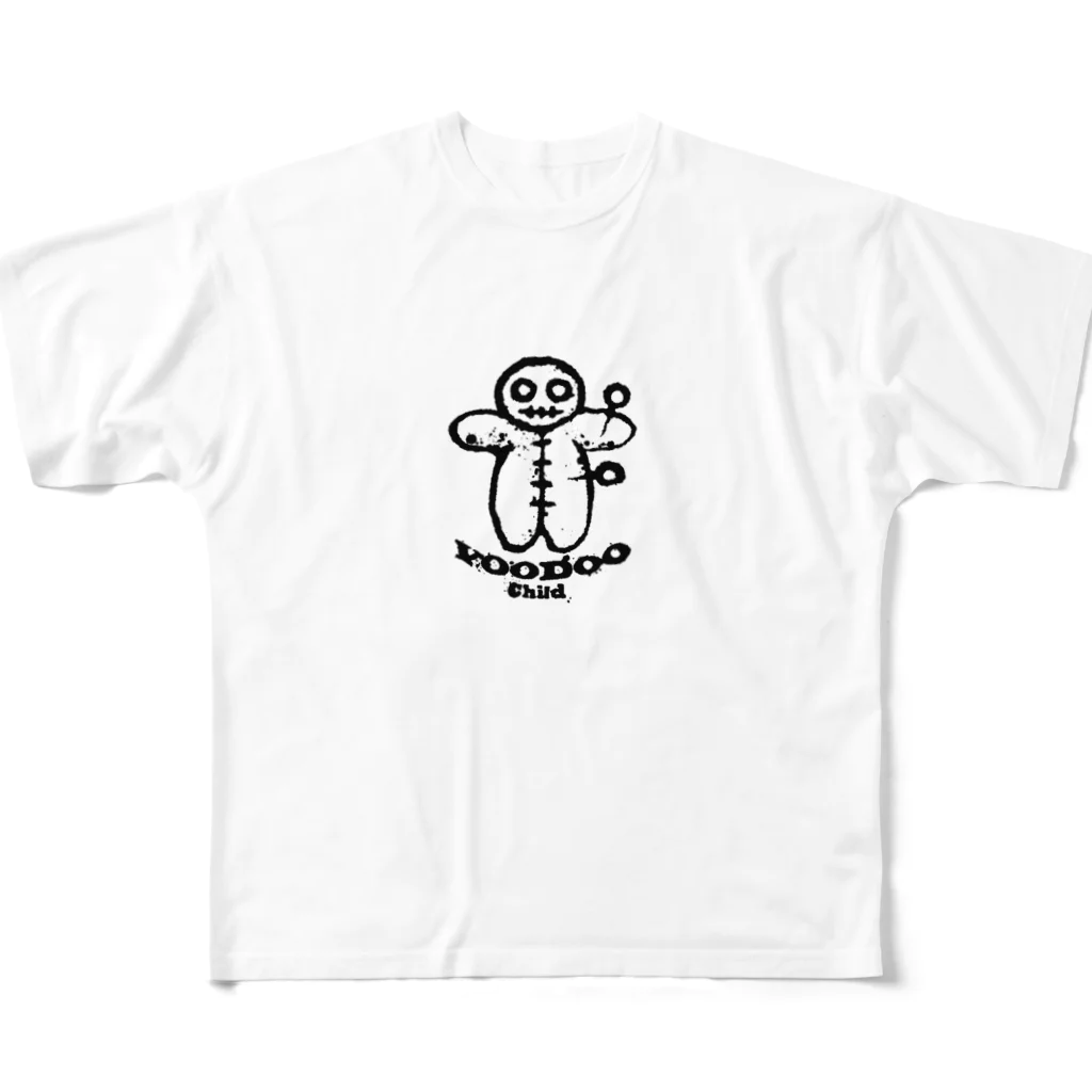 Jake-Hokkaido のJK-002 Vood doll フルグラフィックTシャツ