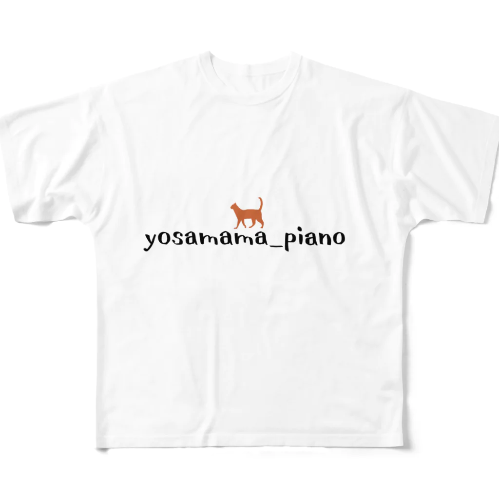 yosamamaのよさママピアノ フルグラフィックTシャツ