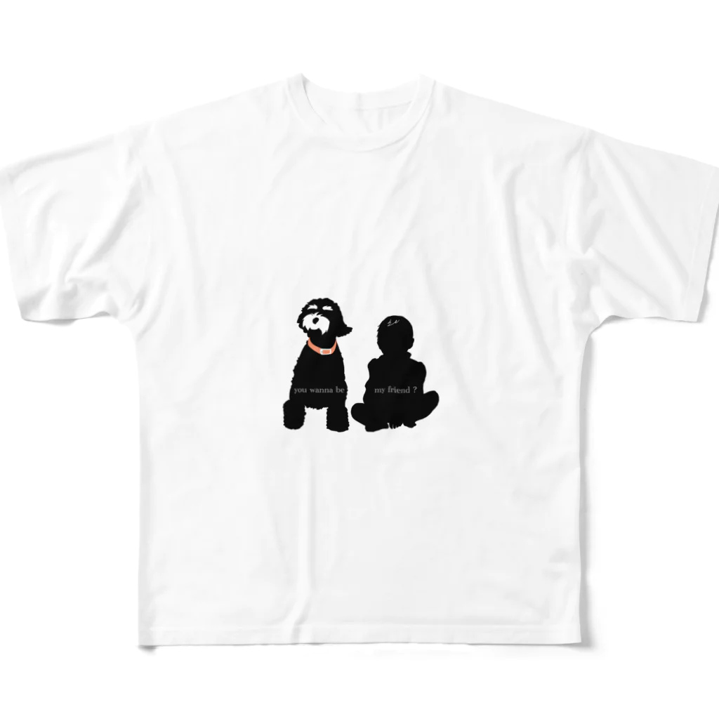 AIMER のyou wanna be my friend? All-Over Print T-Shirt