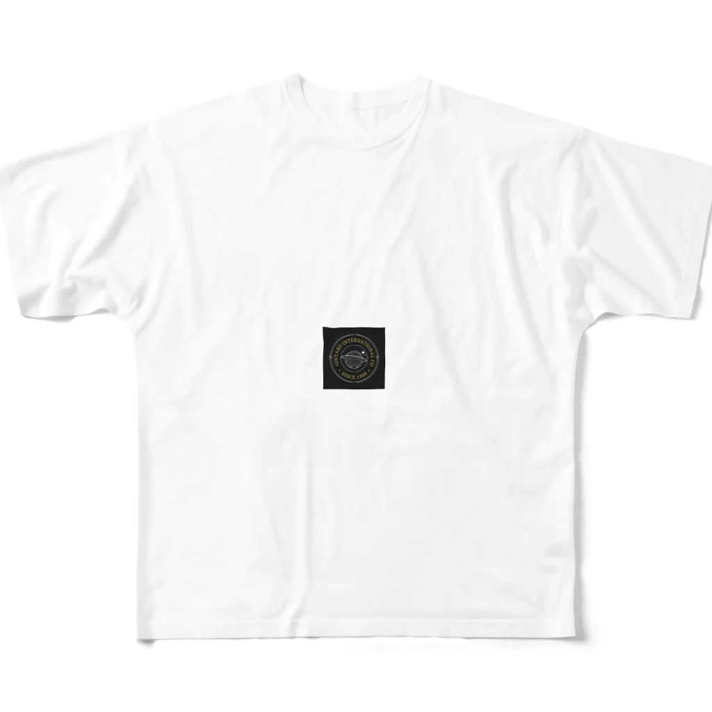 okfuのあーす フルグラフィックTシャツ