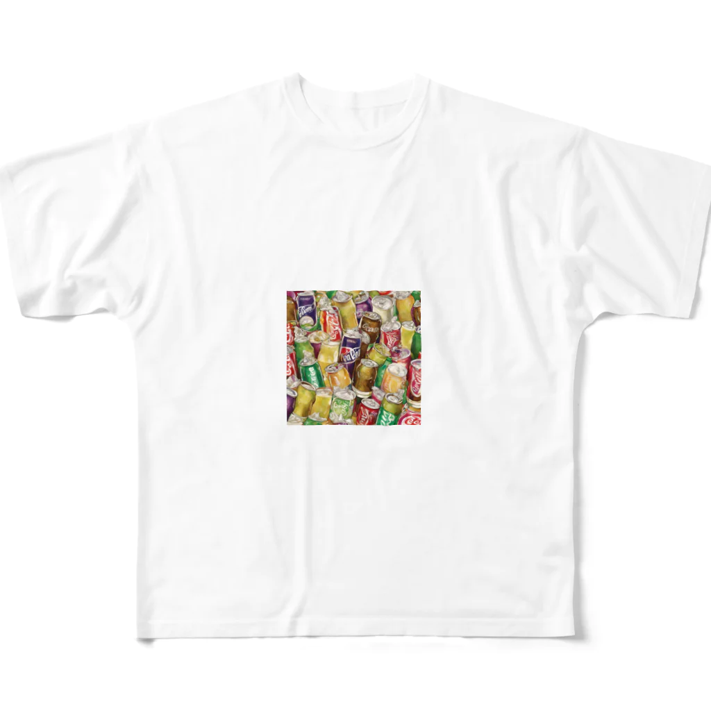 yun hapのdrink drink フルグラフィックTシャツ