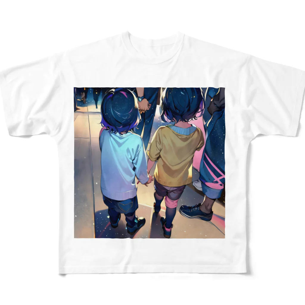 MATORAMIのChildren フルグラフィックTシャツ