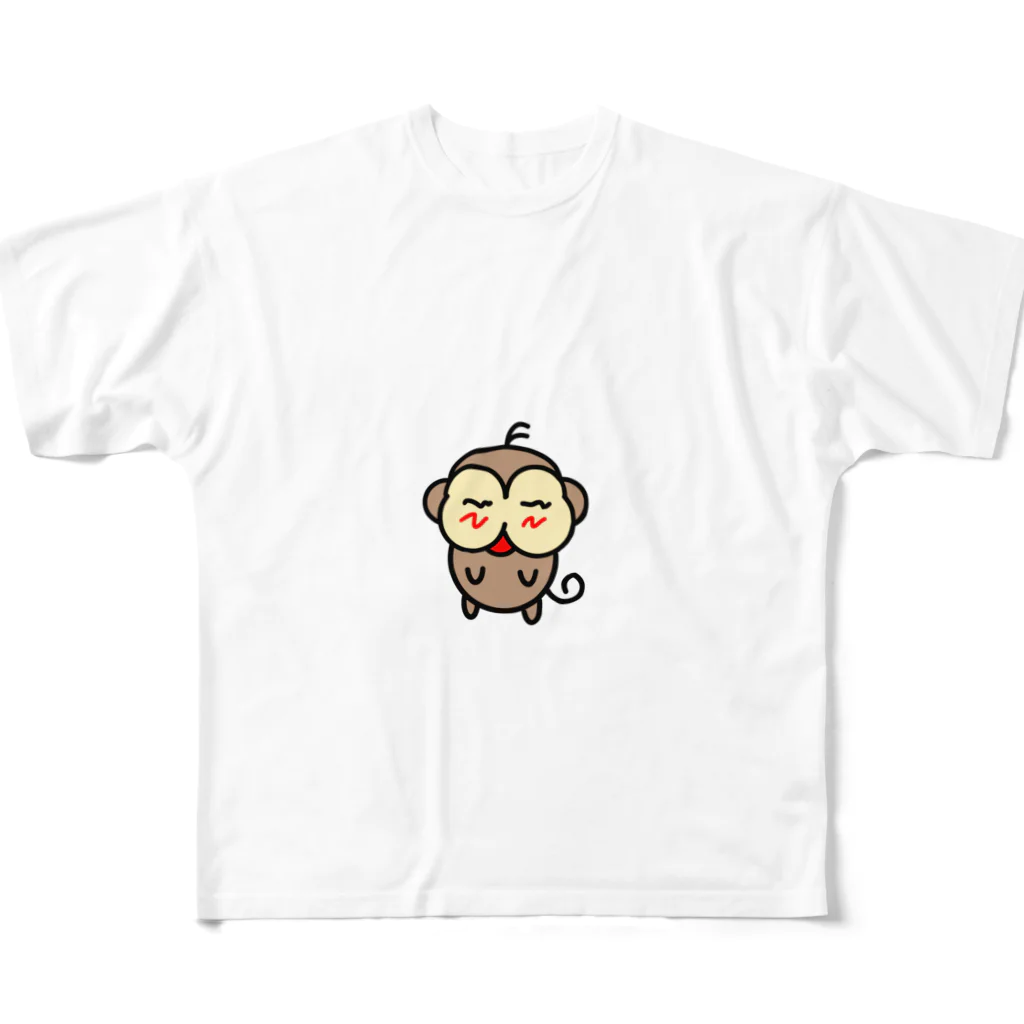 Akesahaのお猿 All-Over Print T-Shirt