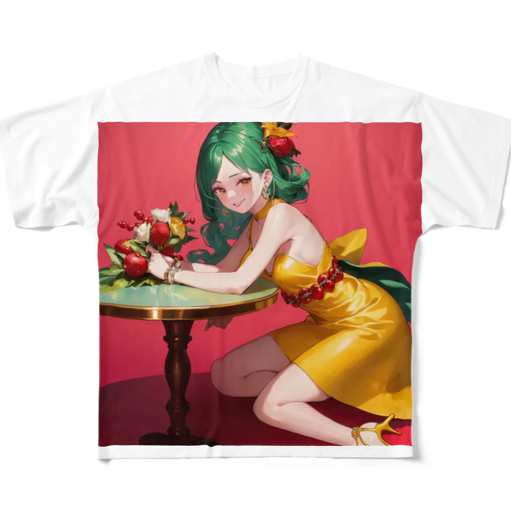 RS48のフルーツ美少女 All-Over Print T-Shirt