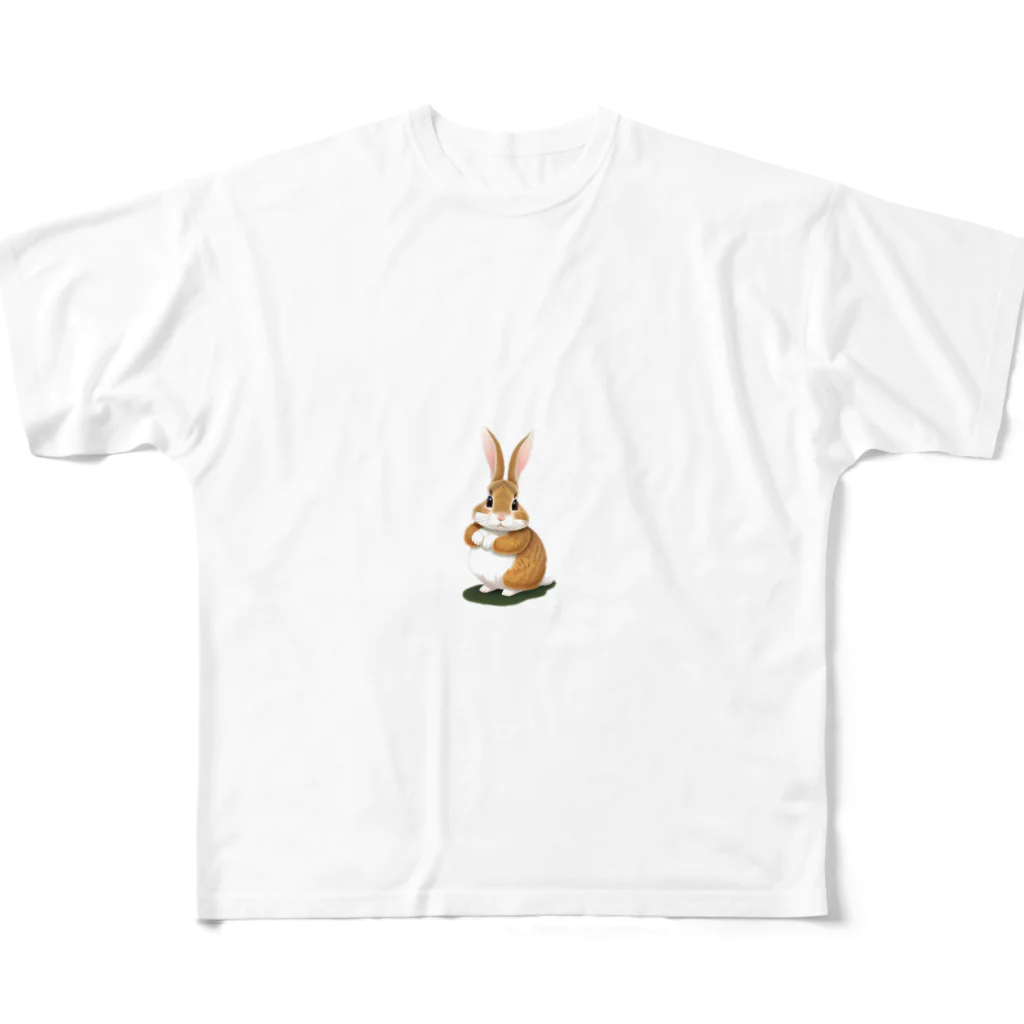 kumatakoのうさぎ その2 All-Over Print T-Shirt