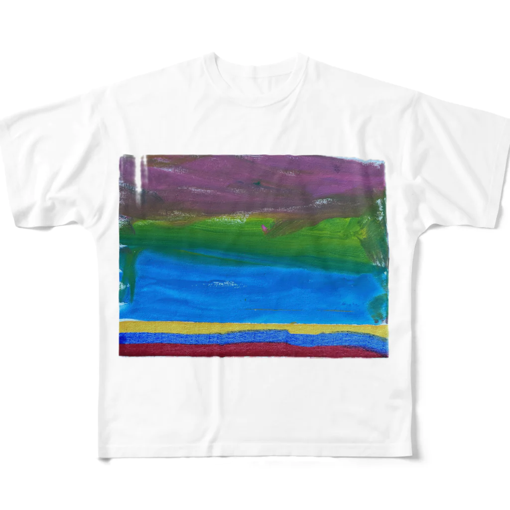 kokorozasuのぽっ All-Over Print T-Shirt