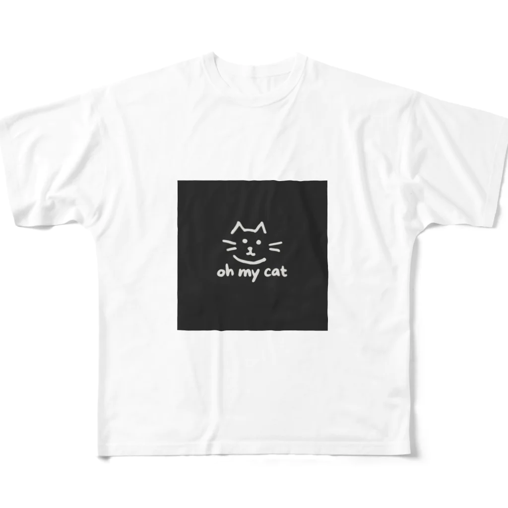 かわうーのoh my cat All-Over Print T-Shirt