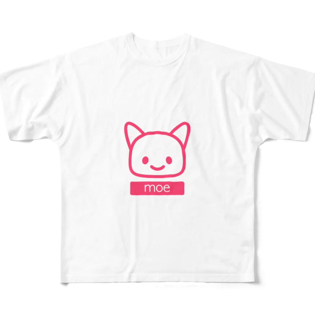 petitringo -プチリンゴ-の子猫のなぁご フルグラフィックTシャツ