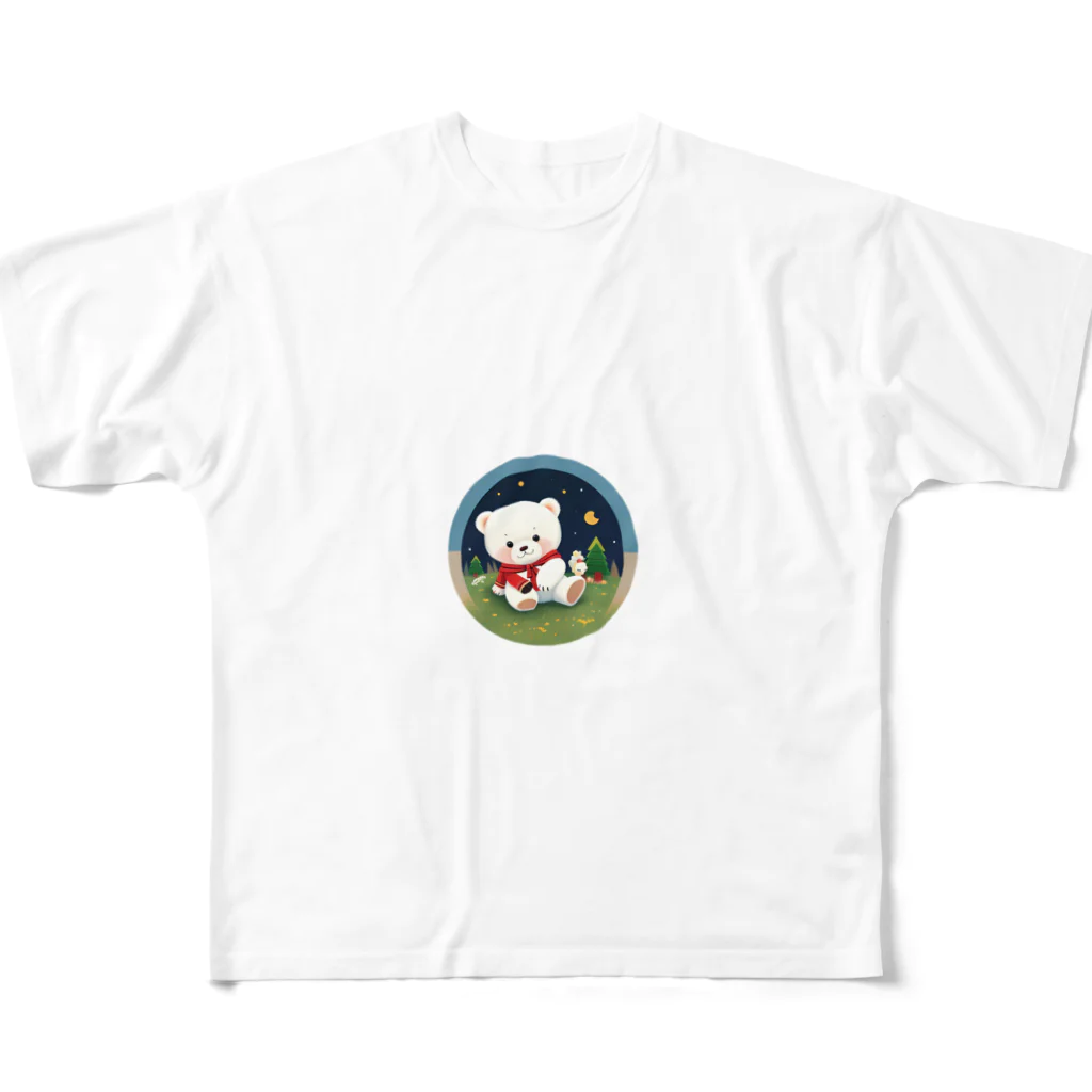 kumatakoのしろくま All-Over Print T-Shirt