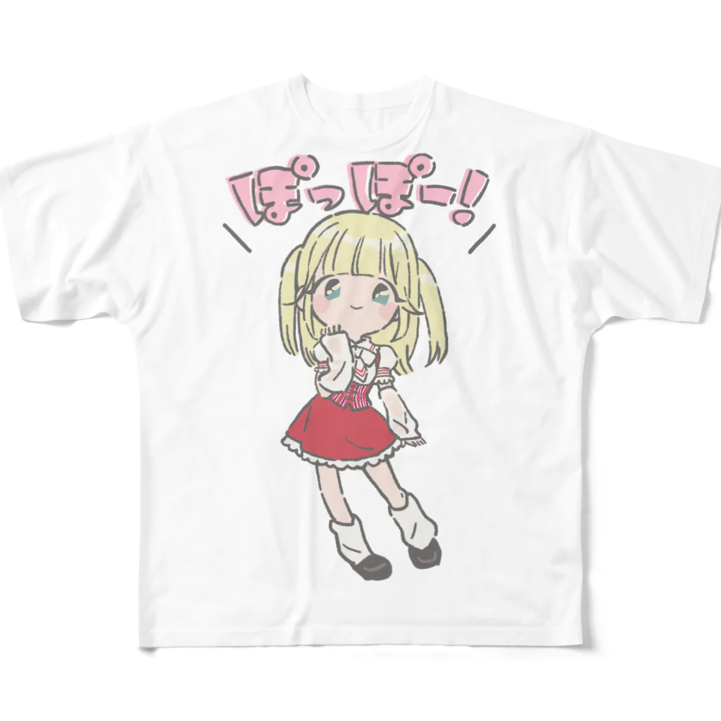  メイドカジノ　アキバギルドのアキバギルドキャストちびキャラグッズ第一弾❤️あるちゃん フルグラフィックTシャツ