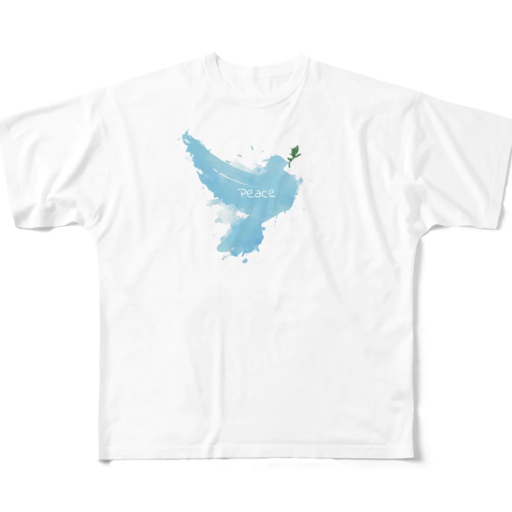 cloud 7のPEACE フルグラフィックTシャツ