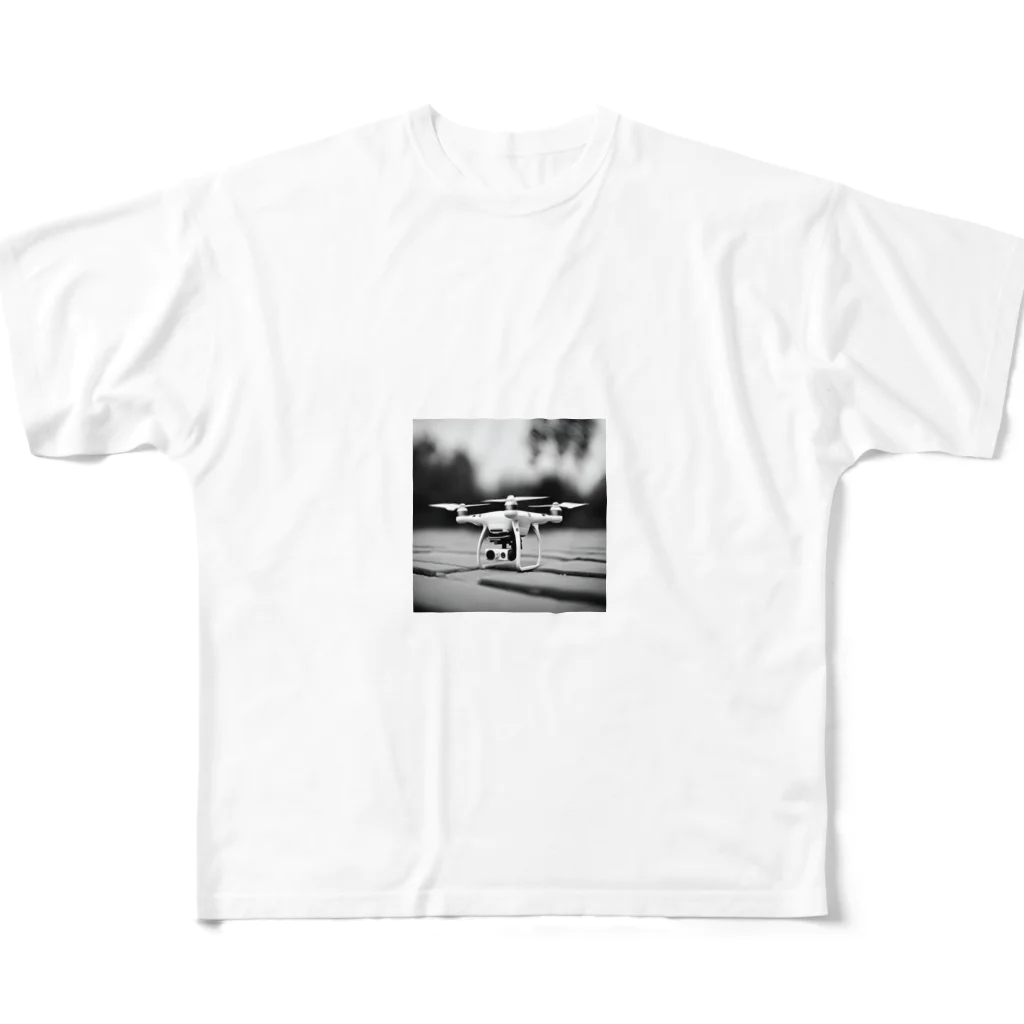 TigerSharkのドローン All-Over Print T-Shirt