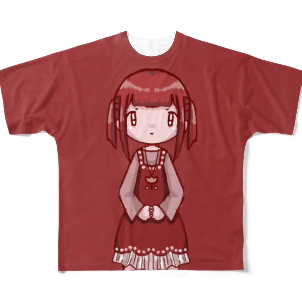 乾燥ごっこの赤ちゃん フルグラフィックTシャツ