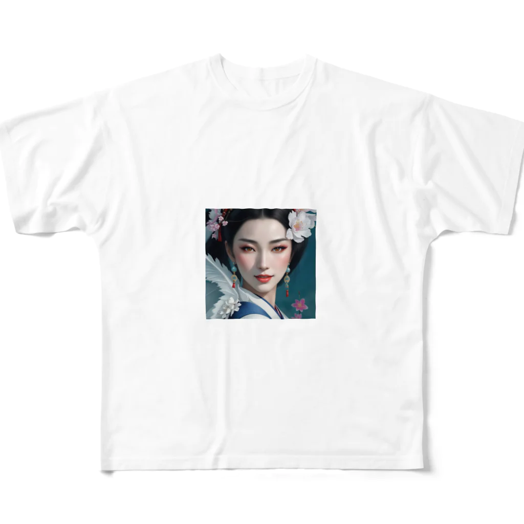 ZZRR12の優美なる微笑の響き フルグラフィックTシャツ