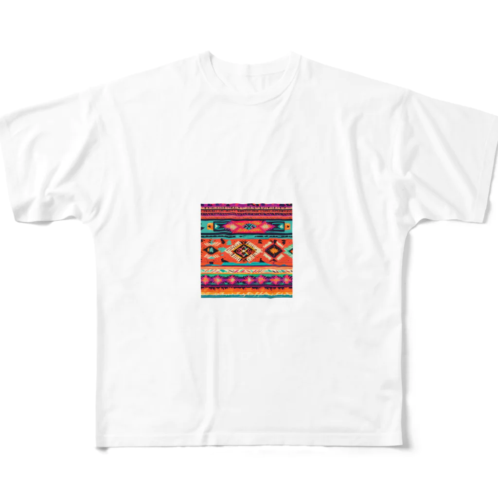 マクマクのネイティブメキシカンノルディク All-Over Print T-Shirt