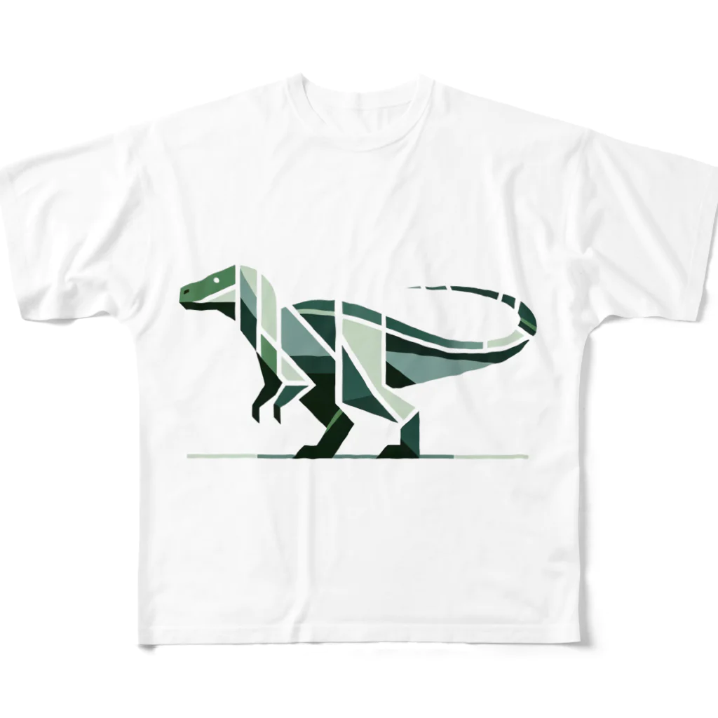 ArtMixのPlateosaurus フルグラフィックTシャツ