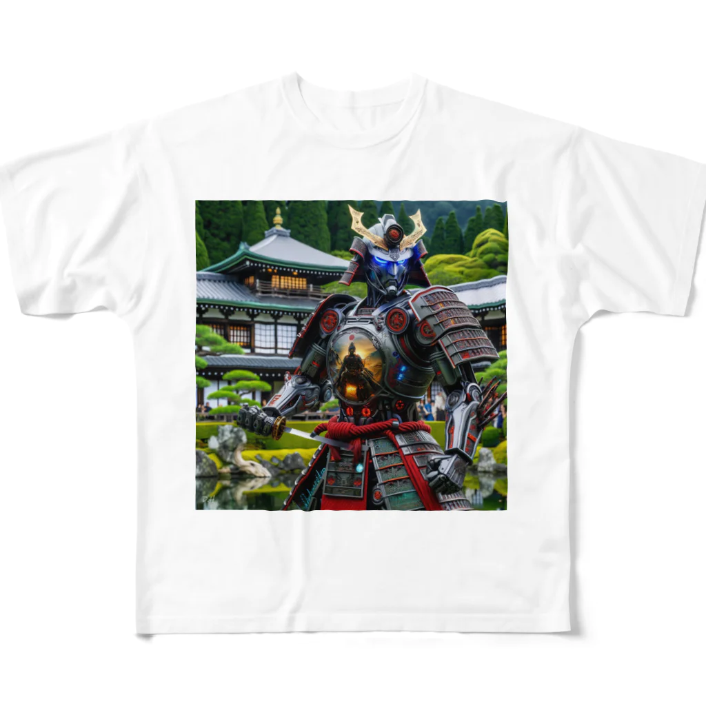 こまイヌ屋たちの十二神将カンテラロボ All-Over Print T-Shirt