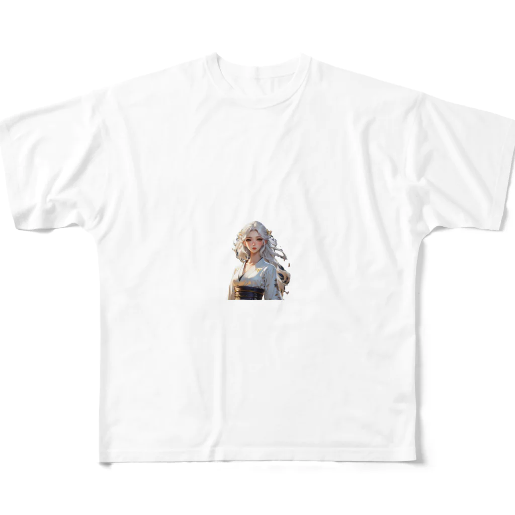 pe_taroのArt和服美女！ All-Over Print T-Shirt