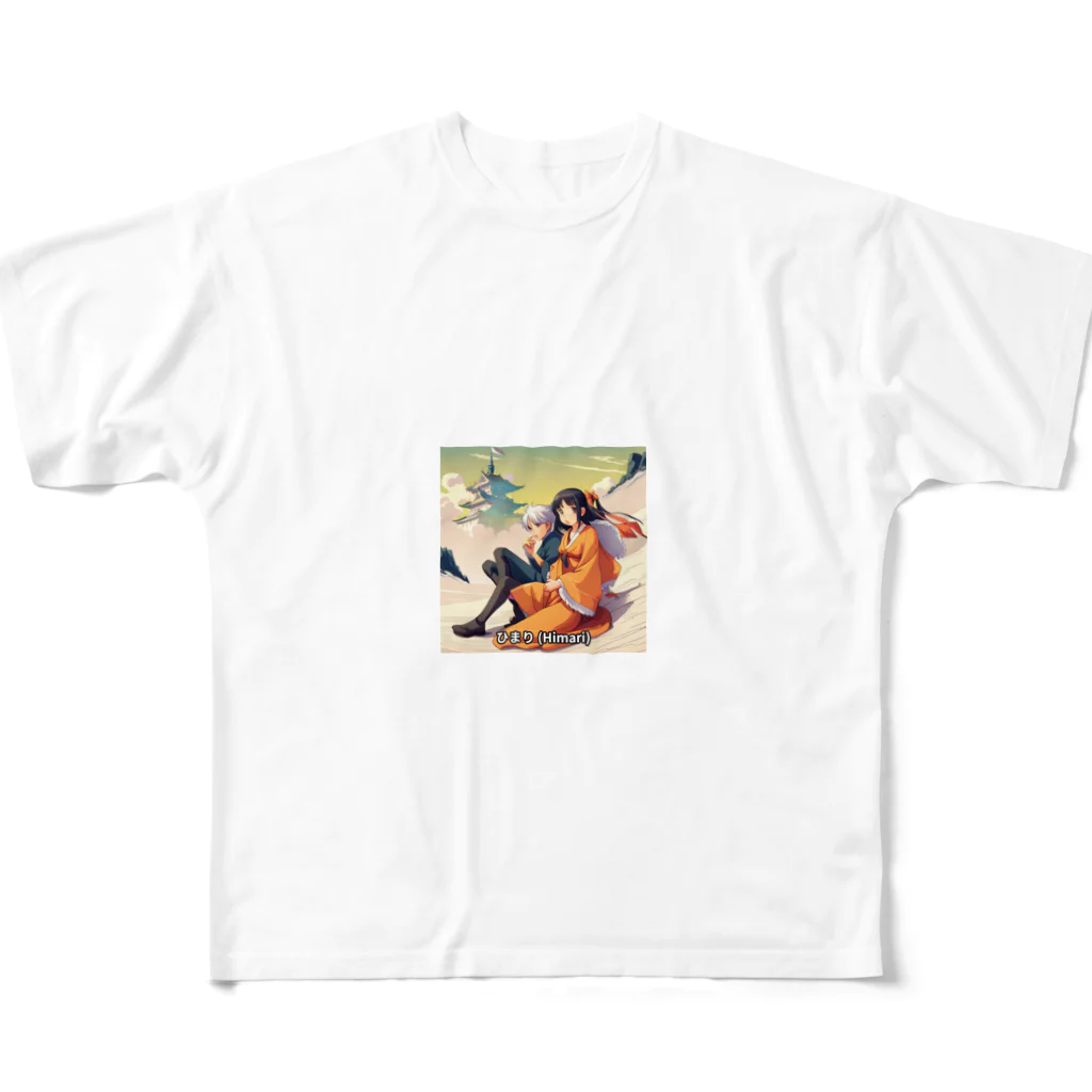 AI美女王国のドット絵ひまりちゃん All-Over Print T-Shirt