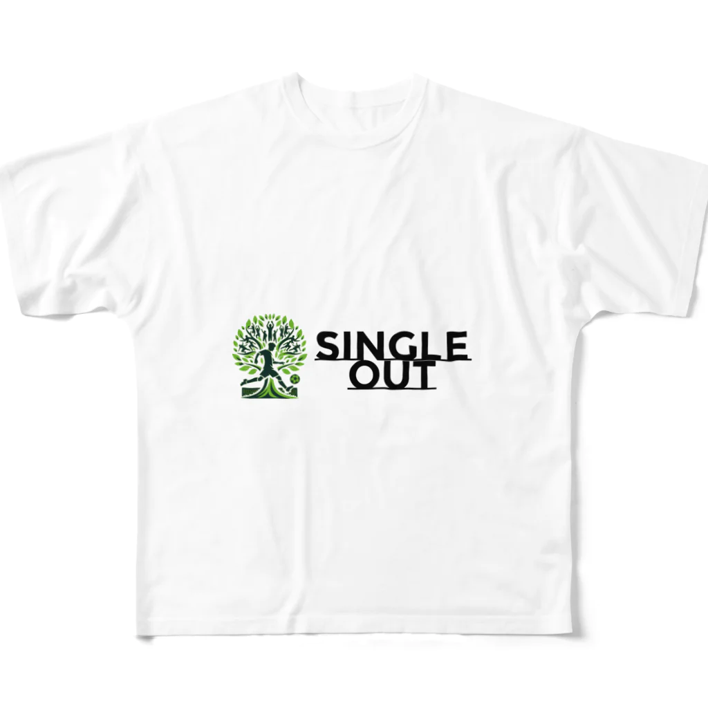 Single outのSingle outb ③ All-Over Print T-Shirt