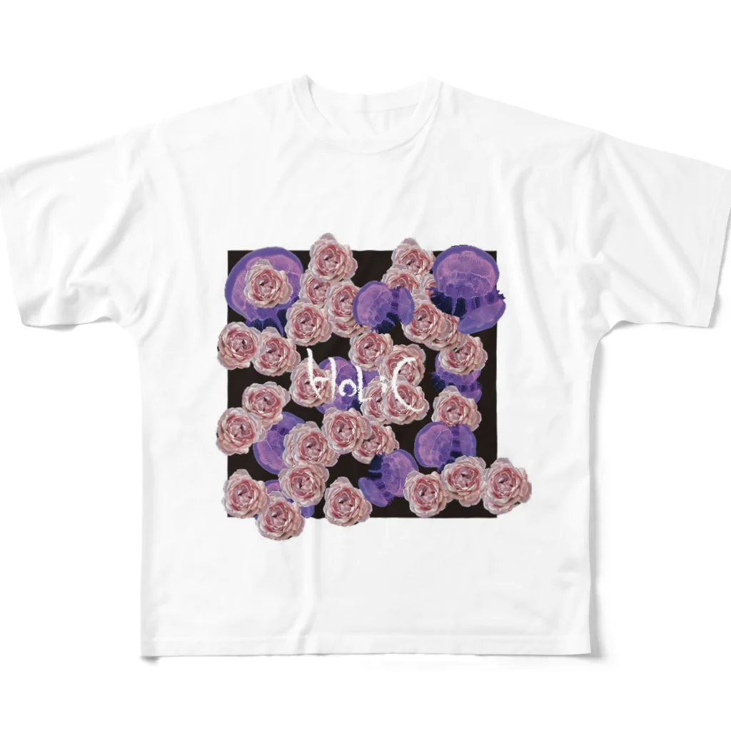 ITO_HOLIC_YUIのHOLIC柄step1 All-Over Print T-Shirt