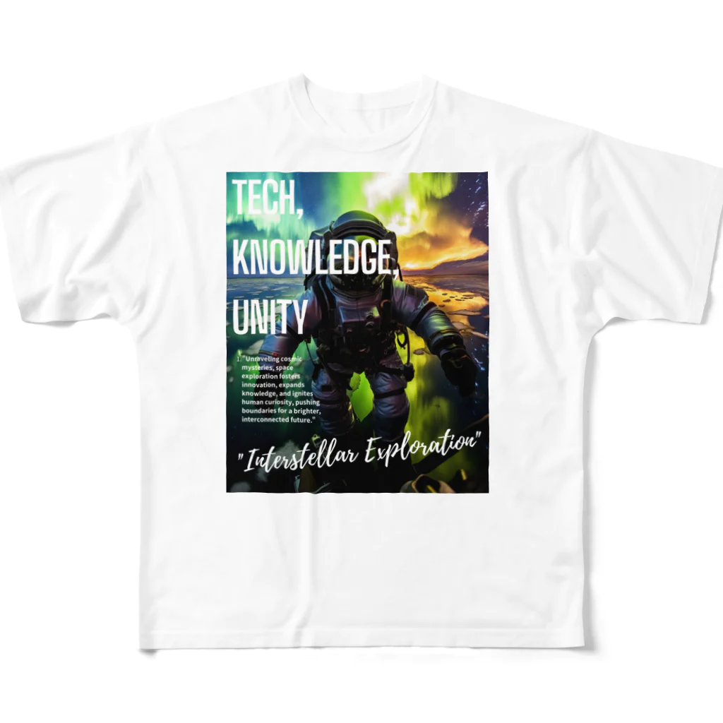 KazuShopの宇宙探検 All-Over Print T-Shirt