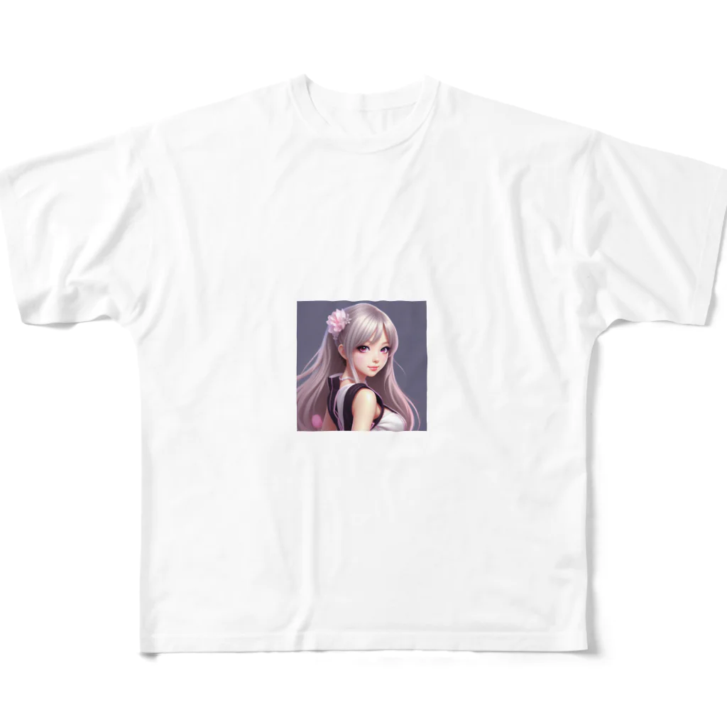 KSK SHOPのセクシー美少女アイドル フルグラフィックTシャツ