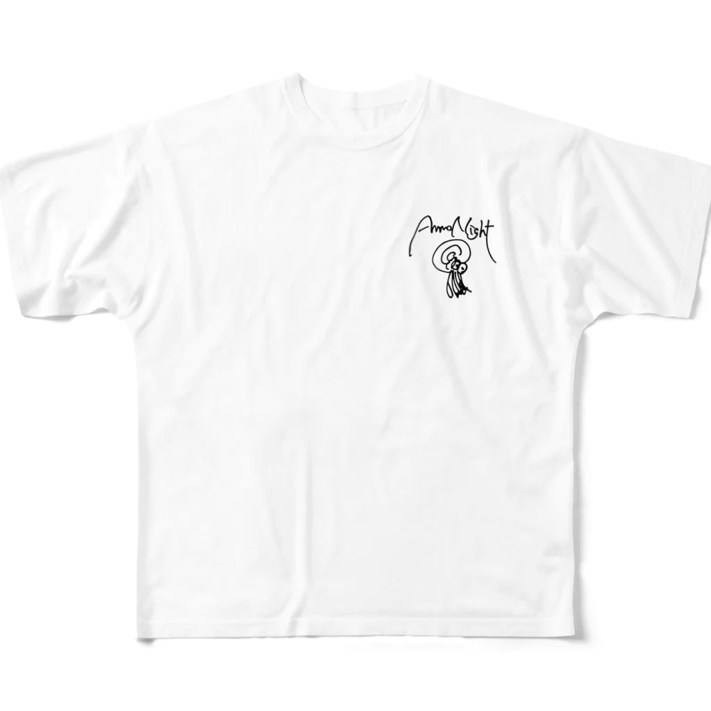 yutahataのAmmoNight ロゴT  All-Over Print T-Shirt