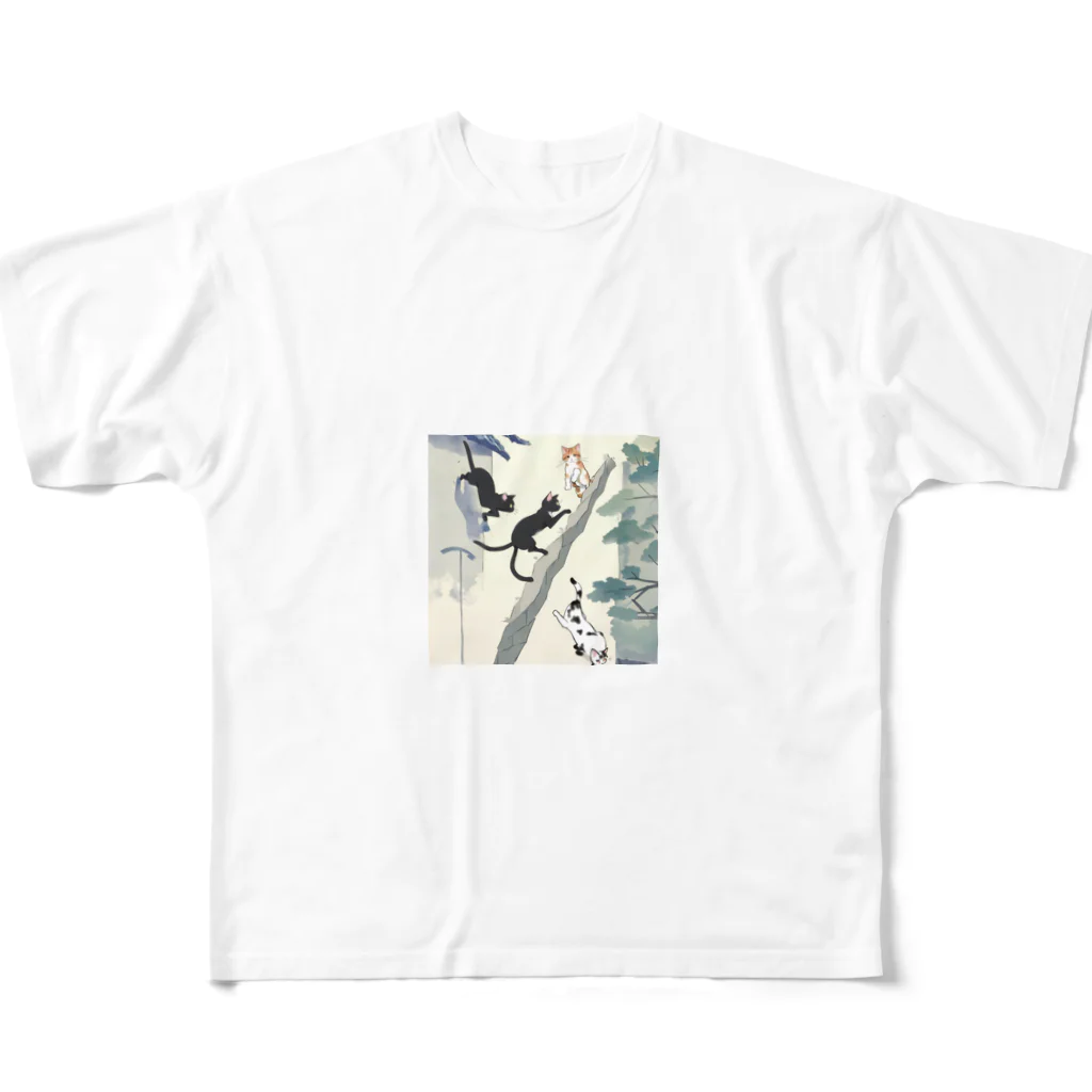 ひとやすみ　らいふの和子 All-Over Print T-Shirt