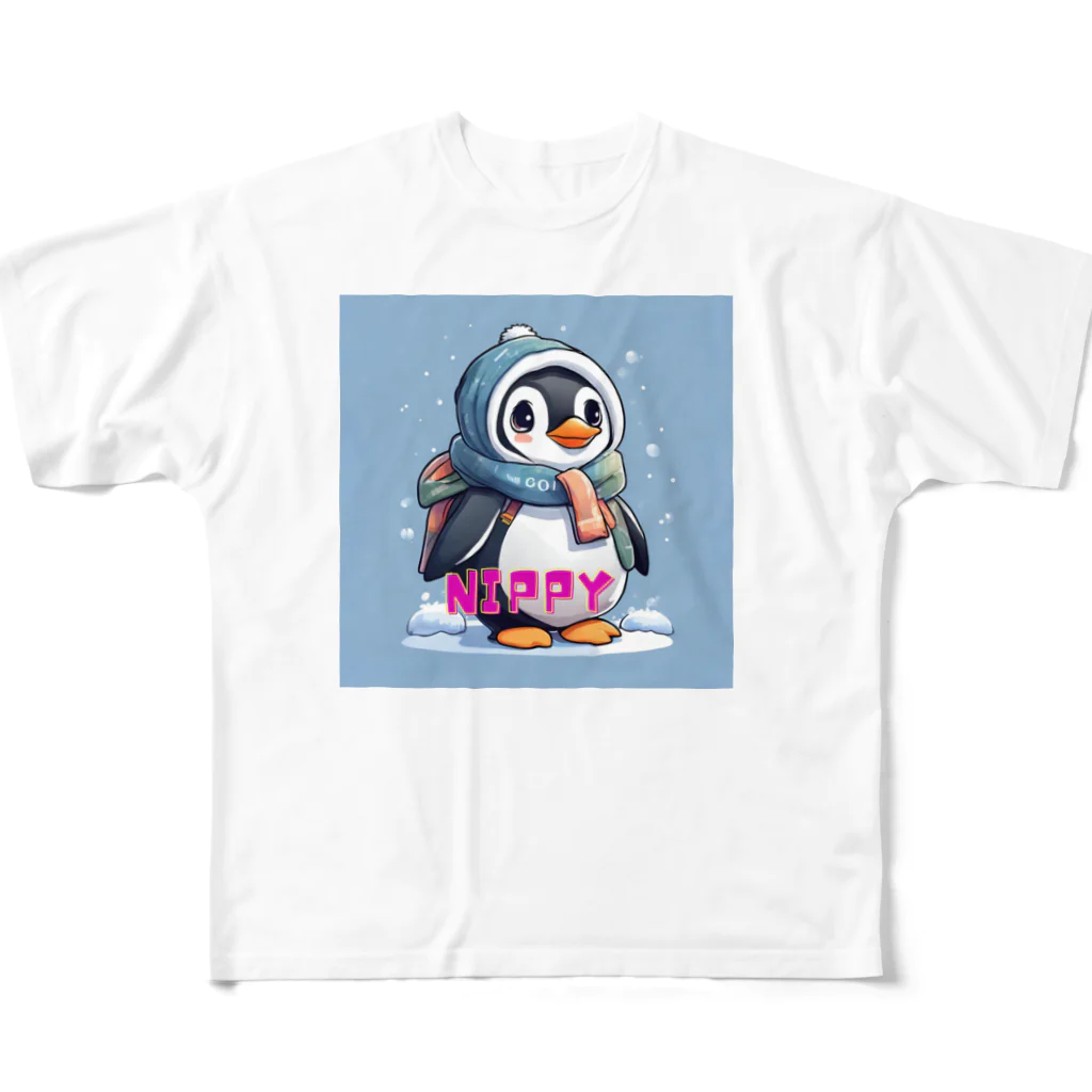 Team Future 3.0のペンギンギン フルグラフィックTシャツ