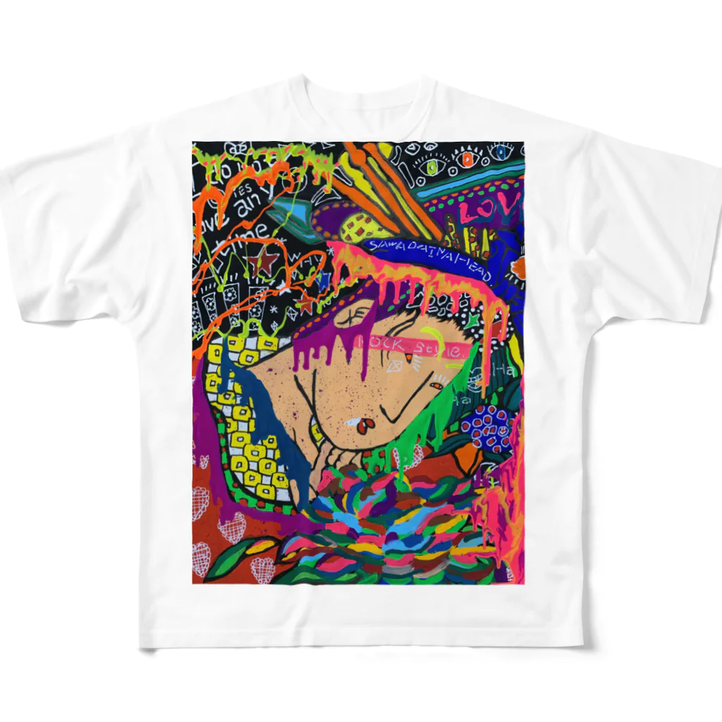 @澤田の頭の中 ＝ アーティスト🎨の澤田の頭の中アートシリーズ@DOKU All-Over Print T-Shirt